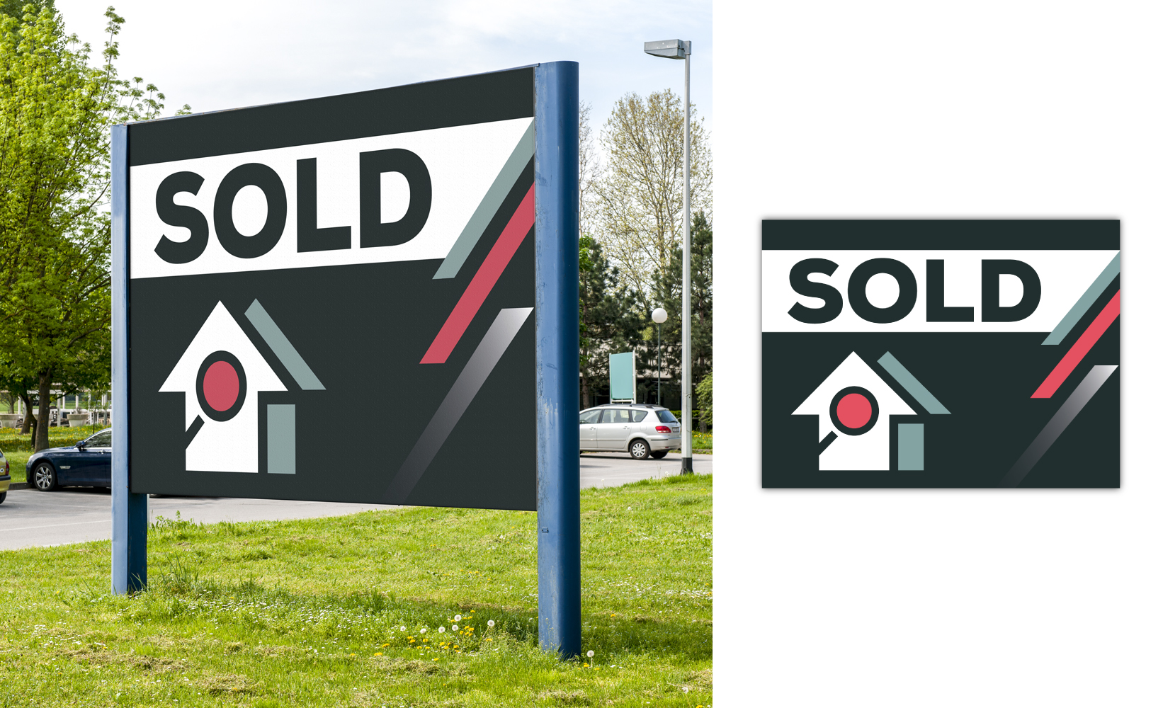 Signage Design by u2square for Real Look LLC | Design #24177372
