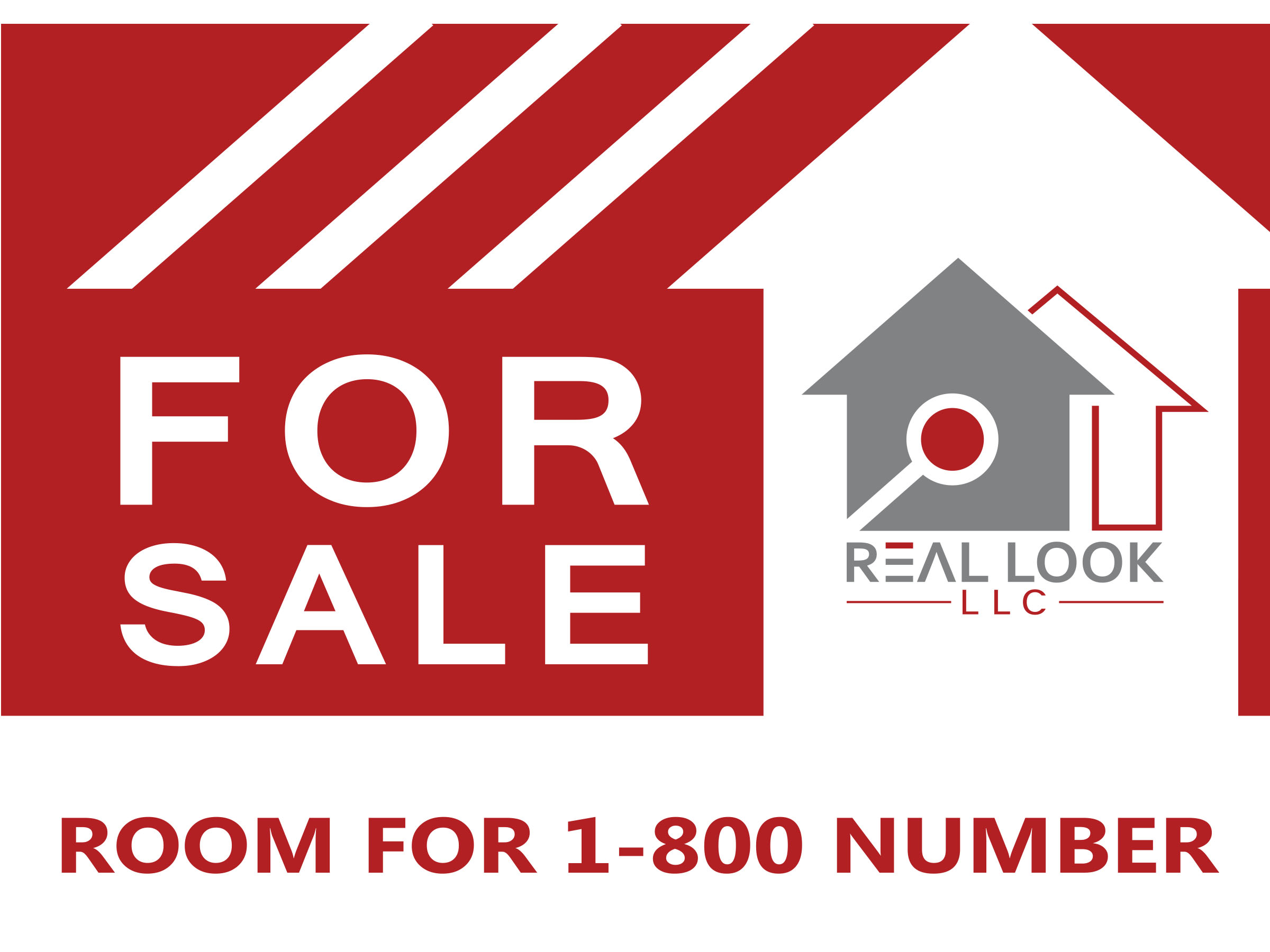 Signage Design by VanR for Real Look LLC | Design #24310537