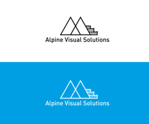 Alpine Visual Solutions | Logo Design by mariosigncom