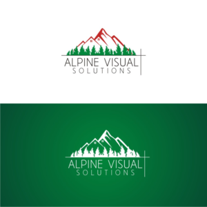 Alpine Visual Solutions | Logo Design by Hardwork