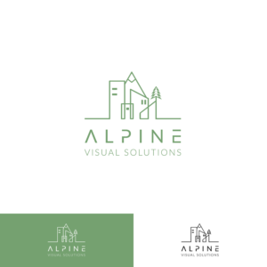 Alpine Visual Solutions | Logo Design by Grapi