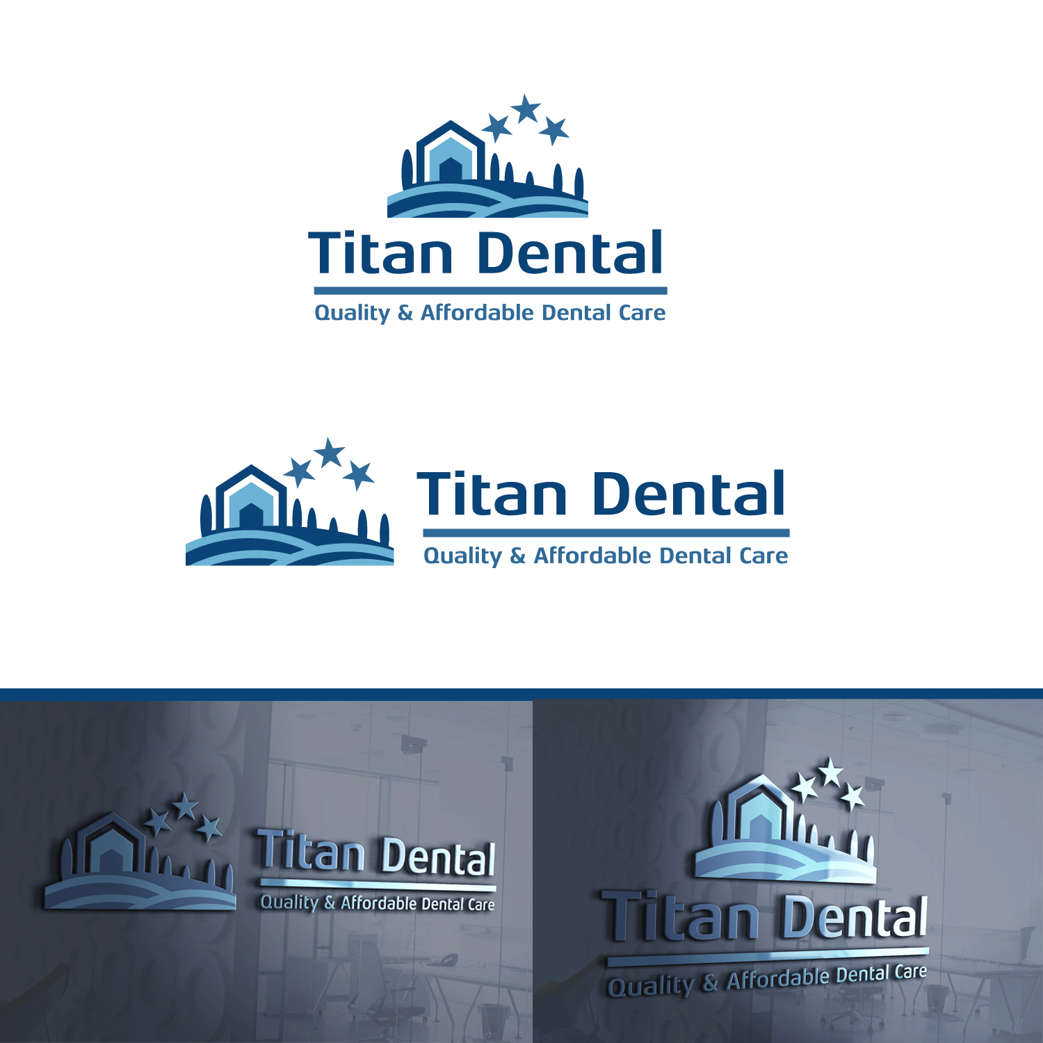 Logo-Design von Wally_F für Titan Dental  | Design #24188572