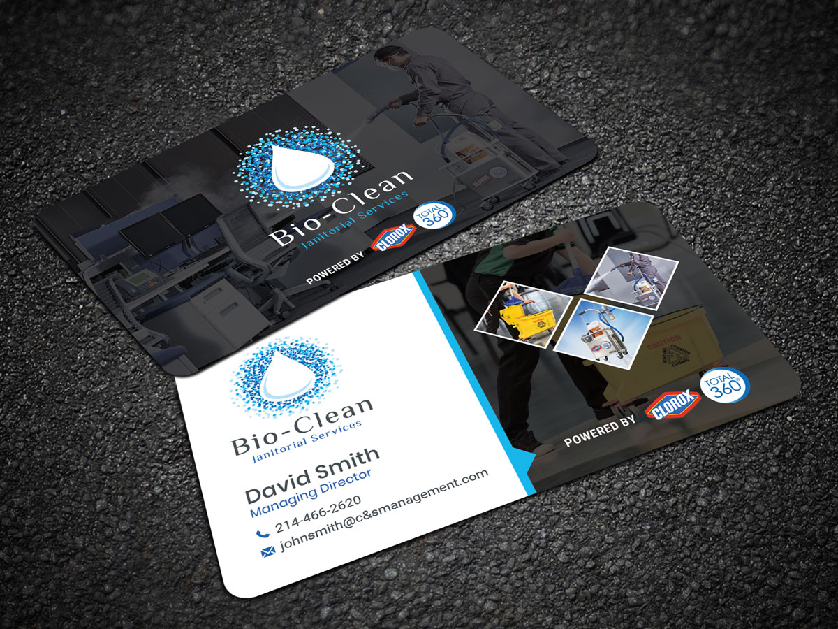 Design de Carte de Visite par Sandaruwan pour Bio-Clean Janitorial Services | Design #24176466