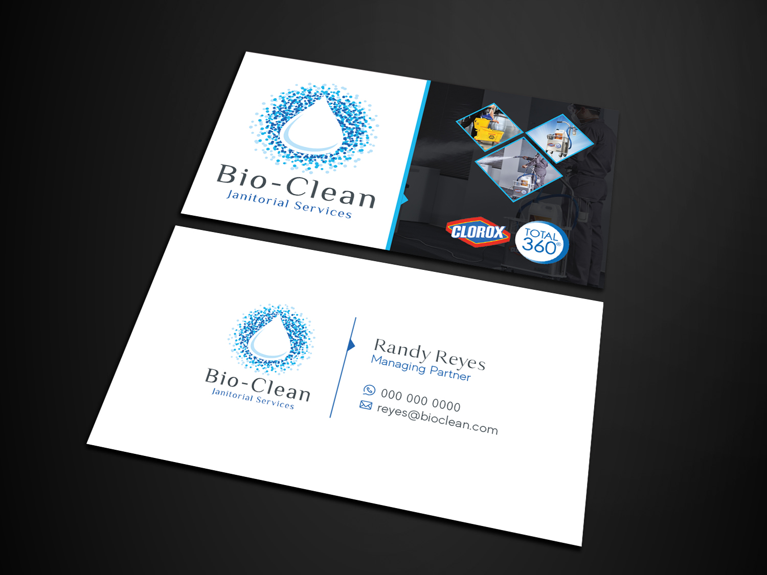 Business Card Design by Verified artistry for Bio-Clean Janitorial Services | Design #24222992