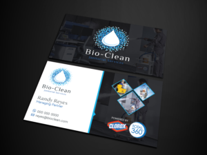 Diseño de Tarjeta de Presentación por Verified artistry (Design garden) para Bio-Clean Janitorial Services | Diseño: #24222993