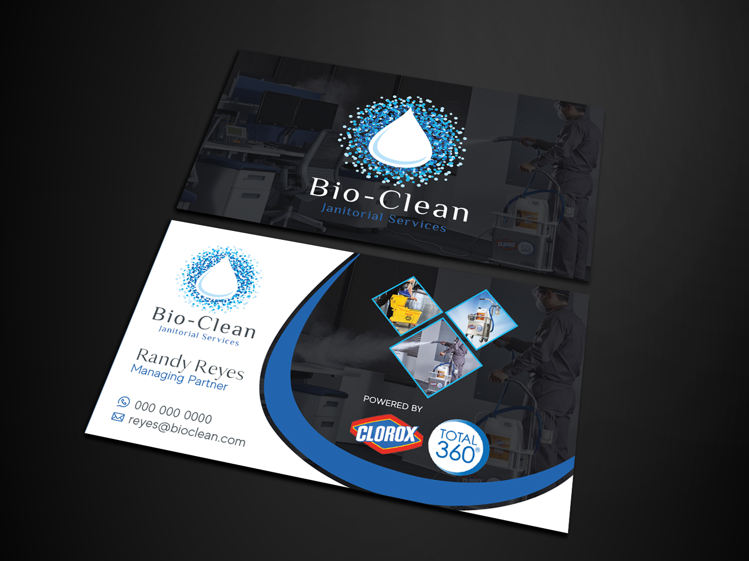 Business Card Design by Verified artistry for Bio-Clean Janitorial Services | Design #24222998