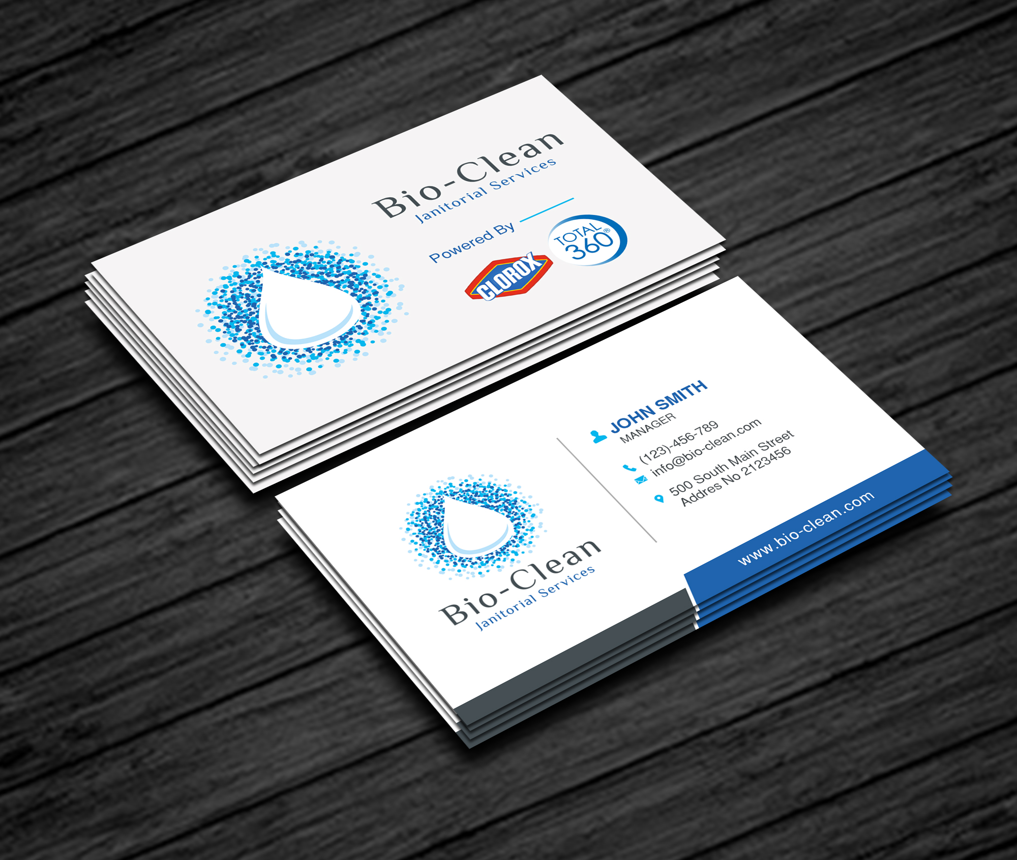 Business Card Design by Creations Box 2015 for Bio-Clean Janitorial Services | Design #24176207