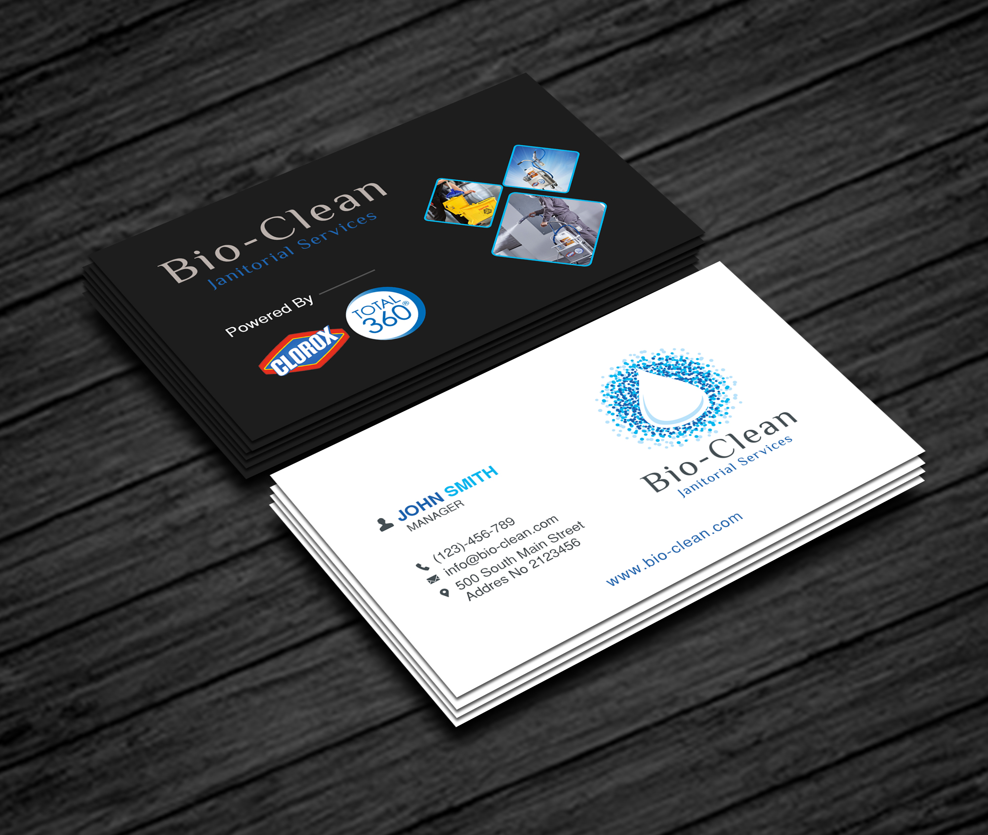 Business Card Design by Creations Box 2015 for Bio-Clean Janitorial Services | Design #24176208