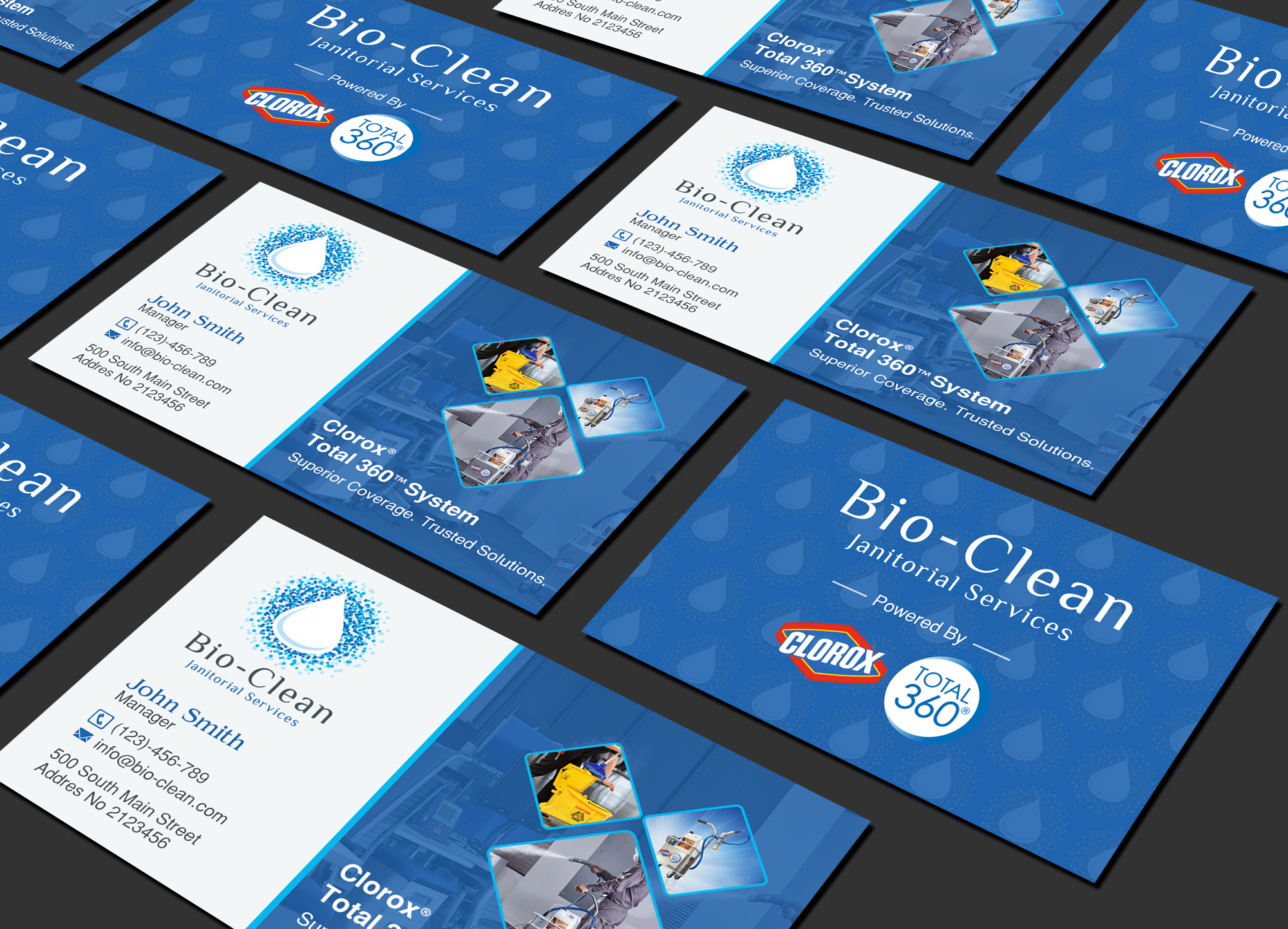 Business Card Design by Creations Box 2015 for Bio-Clean Janitorial Services | Design #24177410