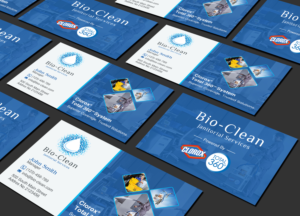 Business Card Design by Creations Box 2015 for Bio-Clean Janitorial Services | Design: #24177413