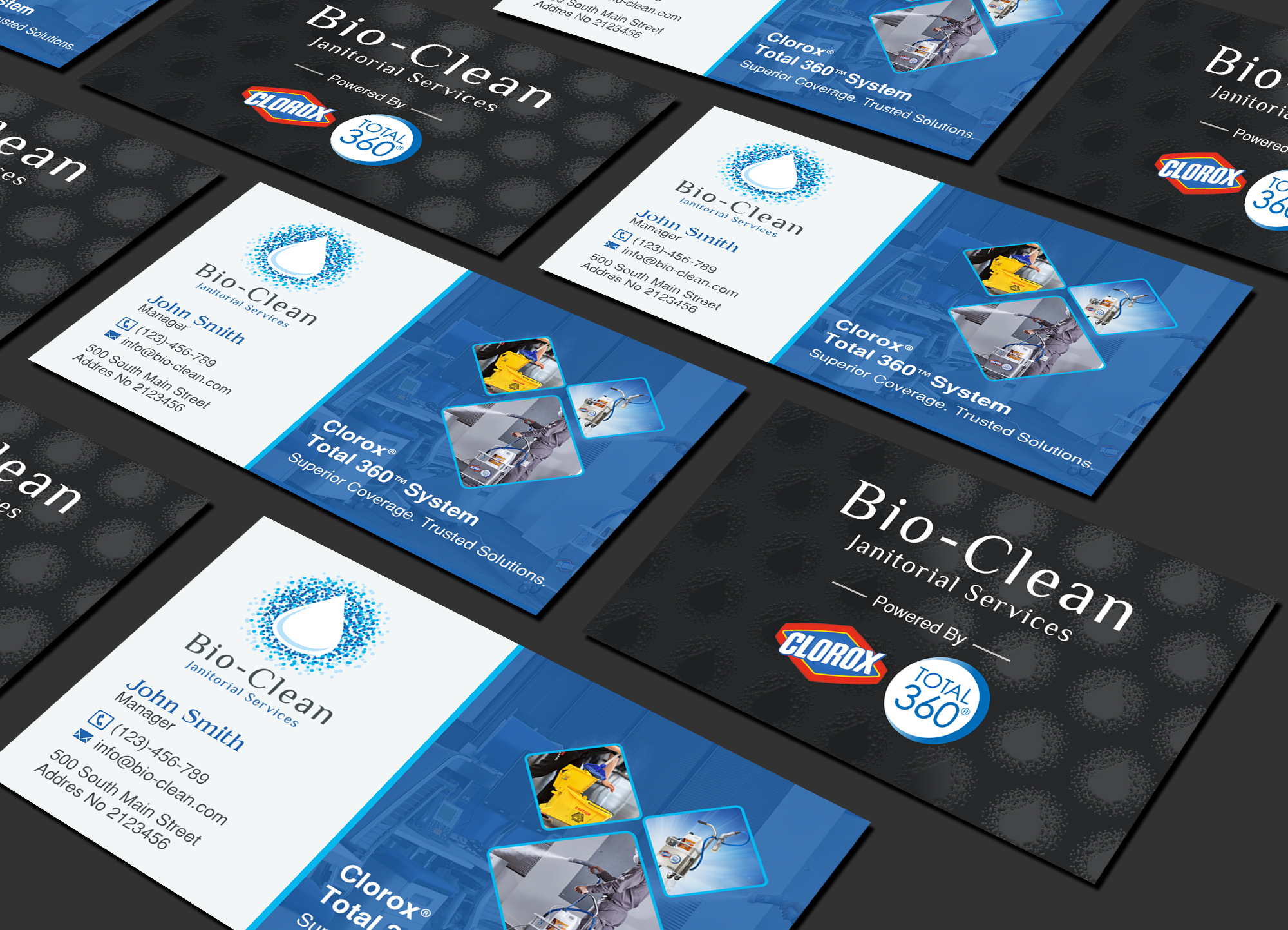 Business Card Design by Creations Box 2015 for Bio-Clean Janitorial Services | Design #24177415