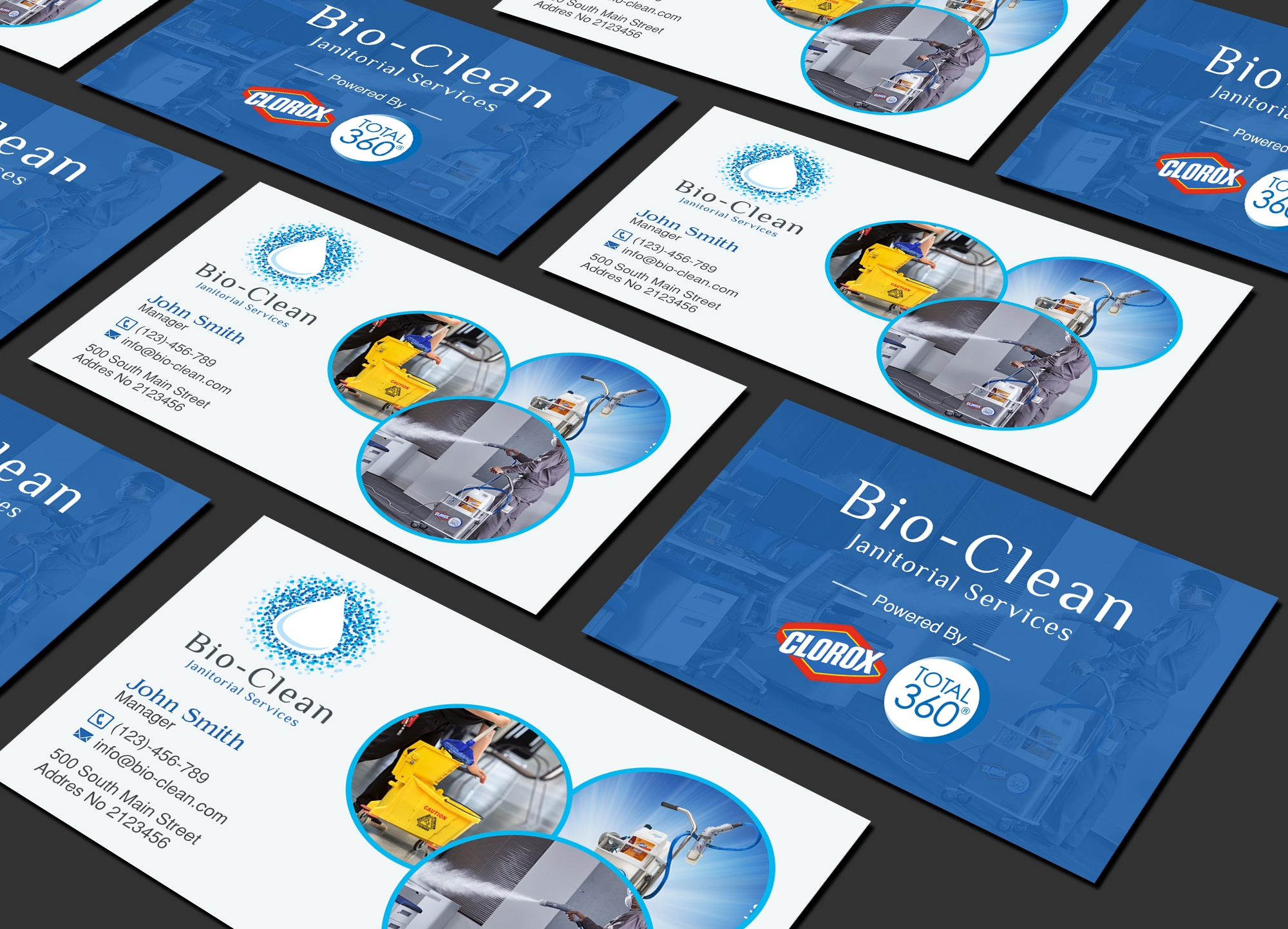 Business Card Design by Creations Box 2015 for Bio-Clean Janitorial Services | Design #24177814