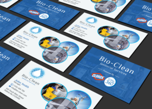 Business Card Design by Creations Box 2015 for Bio-Clean Janitorial Services | Design: #24177814