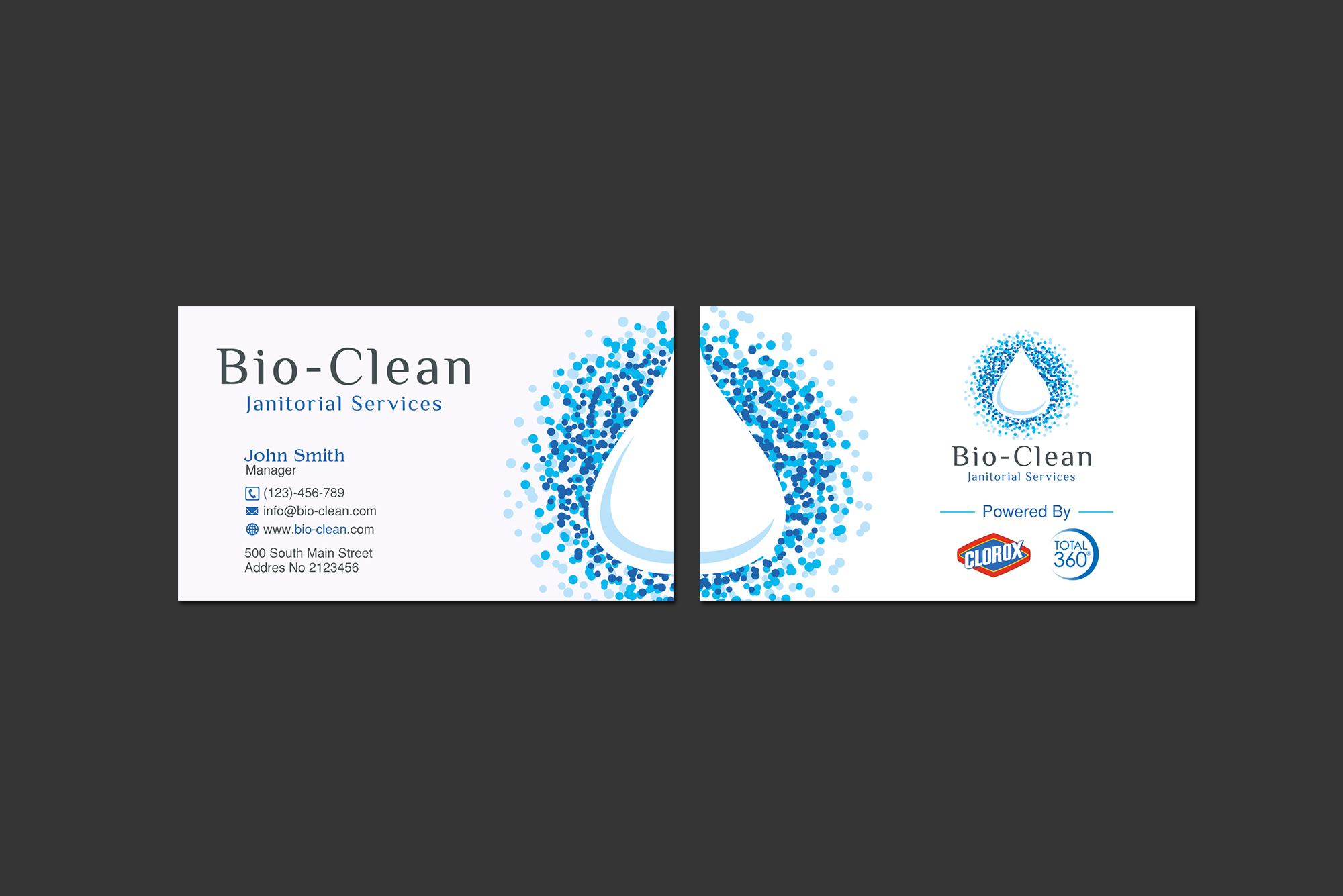 Business Card Design by Creations Box 2015 for Bio-Clean Janitorial Services | Design #24177821