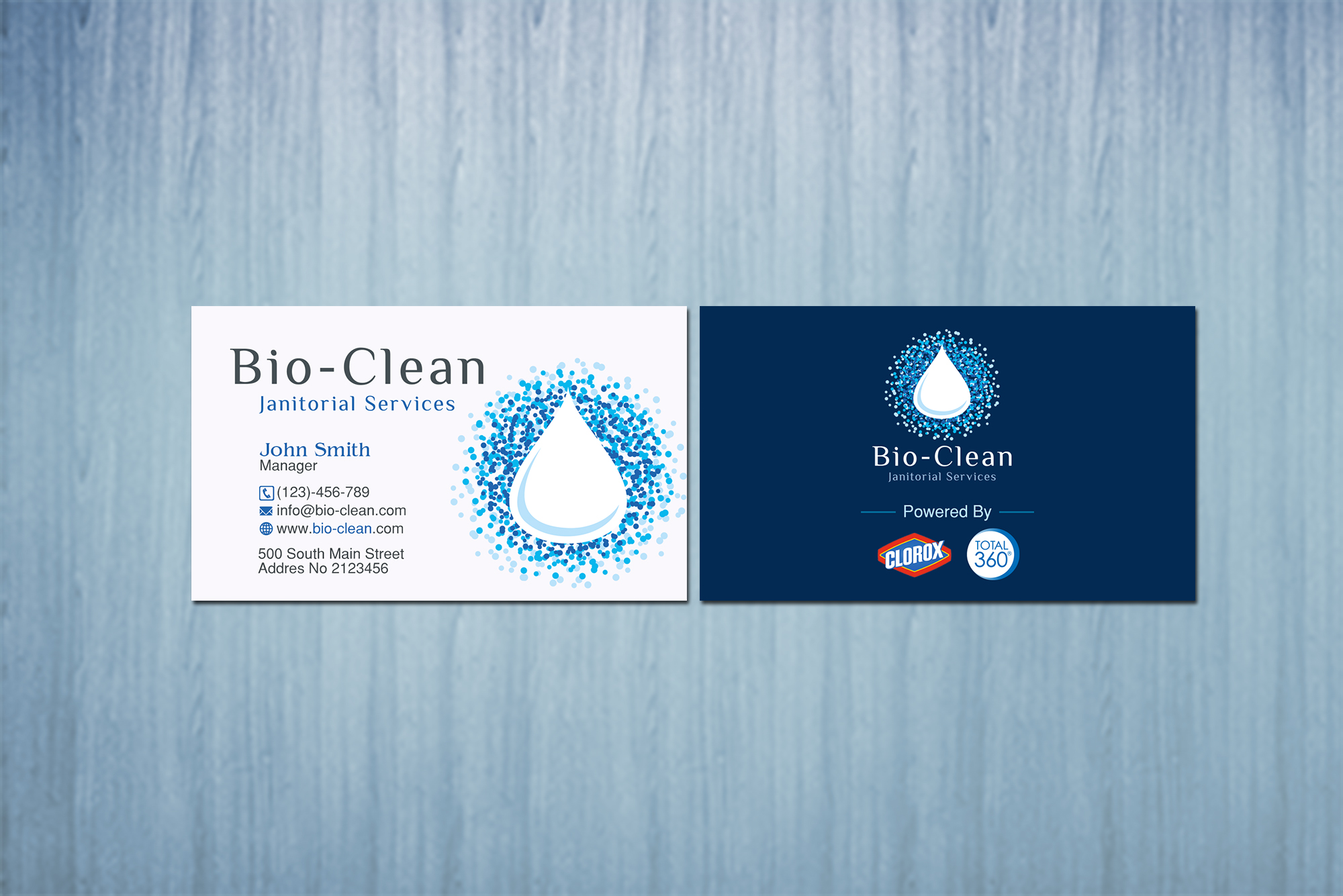Business Card Design by Creations Box 2015 for Bio-Clean Janitorial Services | Design #24177823