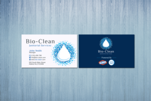 Business Card Design by Creations Box 2015 for Bio-Clean Janitorial Services | Design: #24177823