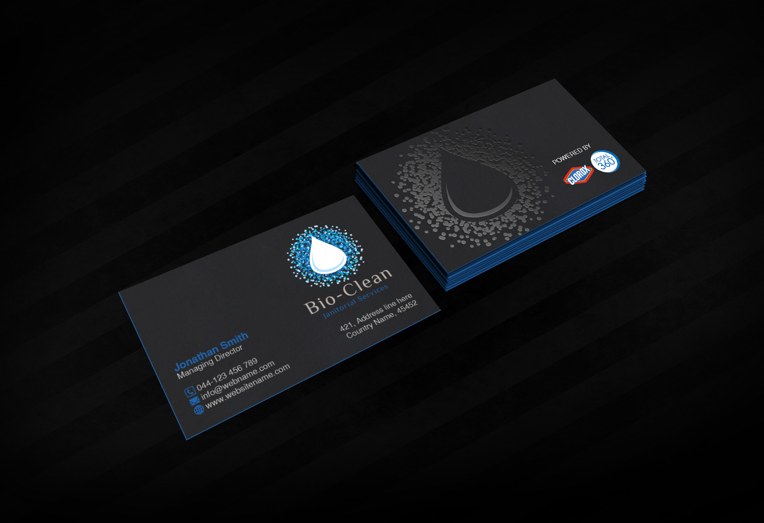 Business Card Design by Creations Box 2015 for Bio-Clean Janitorial Services | Design #24189487