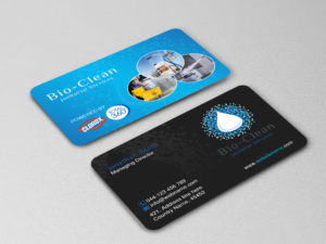 Business Card Design by Creations Box 2015 for Bio-Clean Janitorial Services | Design: #24190696