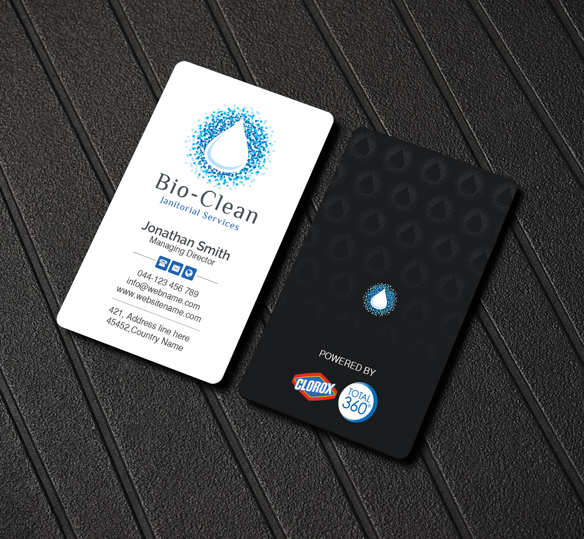 Business Card Design by Creations Box 2015 for Bio-Clean Janitorial Services | Design #24191196