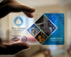 Design de Carte de Visite par chandrayaan.creative pour Bio-Clean Janitorial Services | Design #24175502