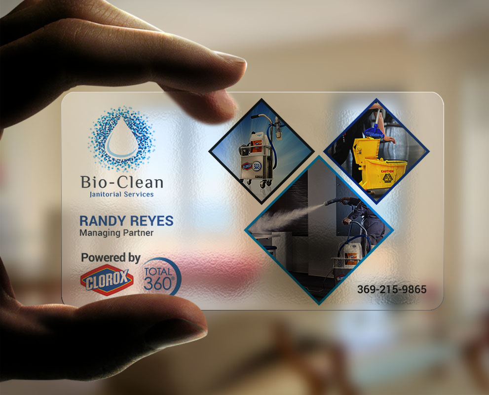 Visitenkarten-Design von chandrayaan.creative für Bio-Clean Janitorial Services | Design #24175503