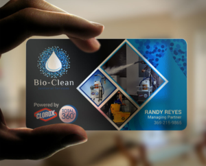 Business Card Design by chandrayaan.creative for Bio-Clean Janitorial Services | Design: #24176493