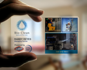 Business Card Design by chandrayaan.creative for Bio-Clean Janitorial Services | Design: #24176494