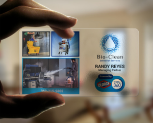 Business Card Design by chandrayaan.creative for Bio-Clean Janitorial Services | Design: #24176495