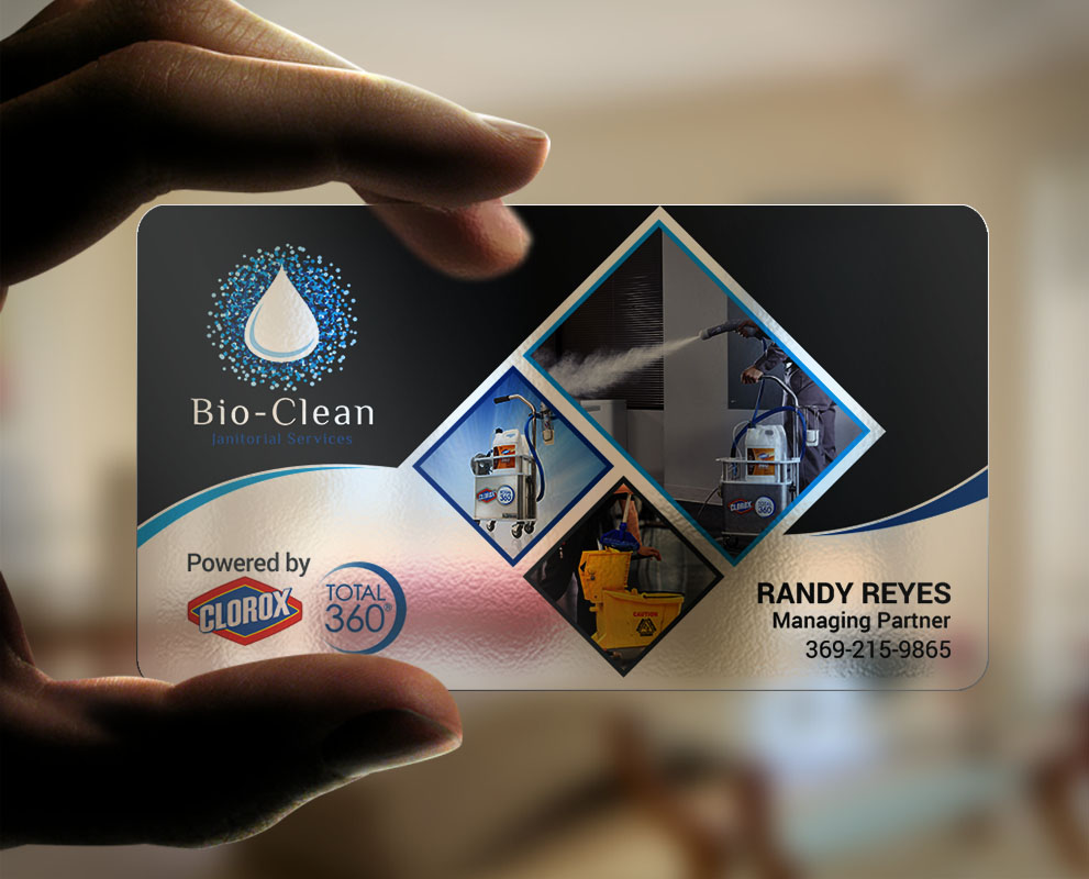 Business Card Design by chandrayaan.creative for Bio-Clean Janitorial Services | Design #24176496