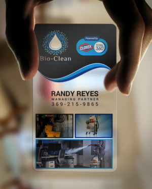 Business Card Design by chandrayaan.creative for Bio-Clean Janitorial Services | Design: #24176535