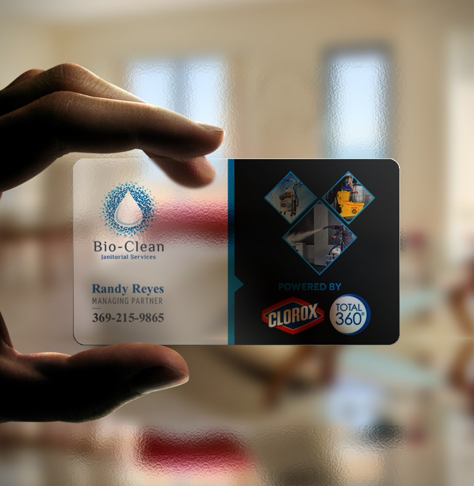Business Card Design by chandrayaan.creative for Bio-Clean Janitorial Services | Design #24176987