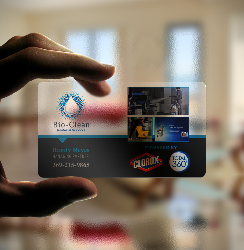 Business Card Design by chandrayaan.creative for Bio-Clean Janitorial Services | Design #24176989