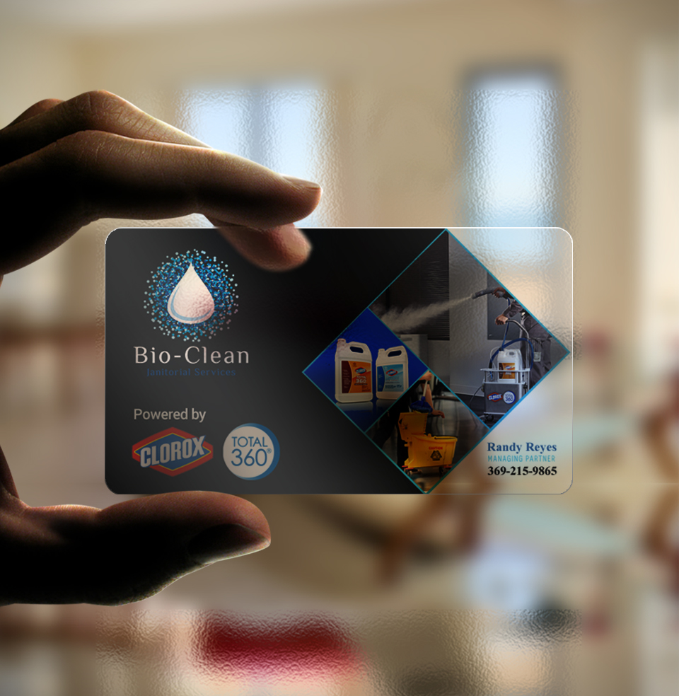 Business Card Design by chandrayaan.creative for Bio-Clean Janitorial Services | Design #24196112