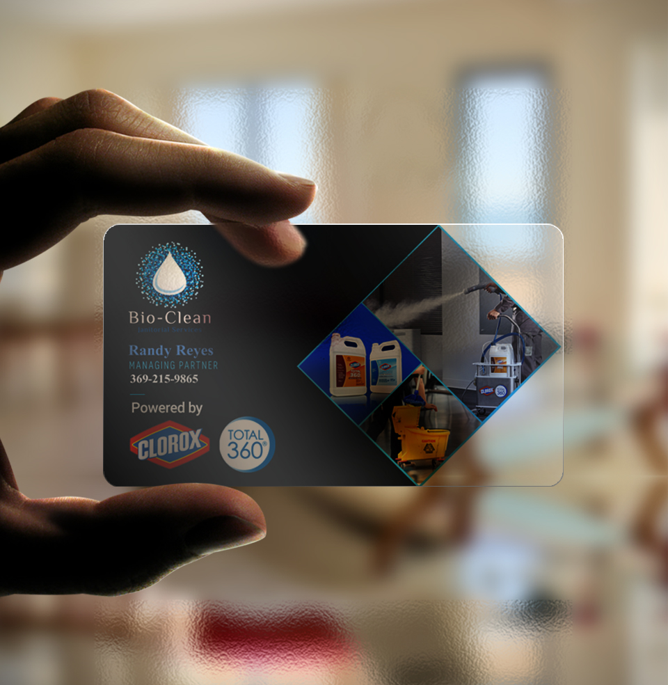Diseño de Tarjeta de Presentación por chandrayaan.creative para Bio-Clean Janitorial Services | Diseño #24196161