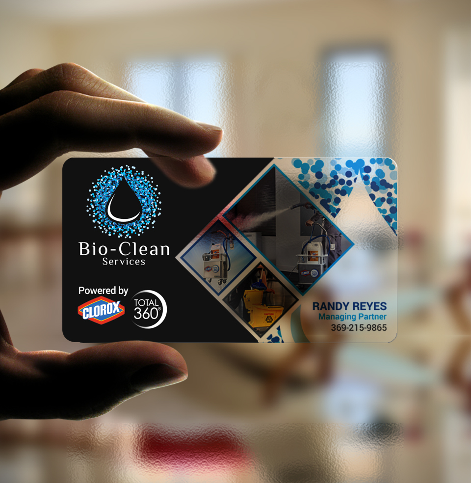 Business Card Design by chandrayaan.creative for Bio-Clean Janitorial Services | Design #24213867