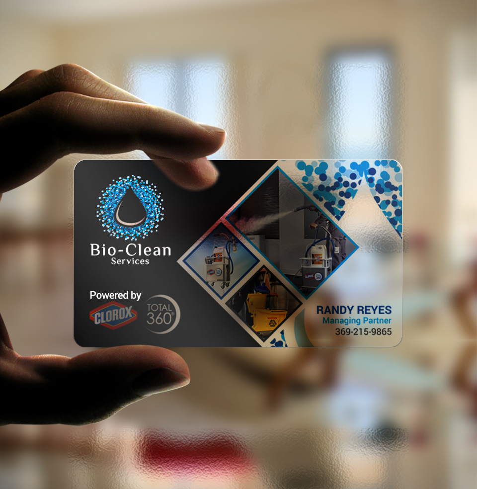 Business Card Design by chandrayaan.creative for Bio-Clean Janitorial Services | Design #24214041