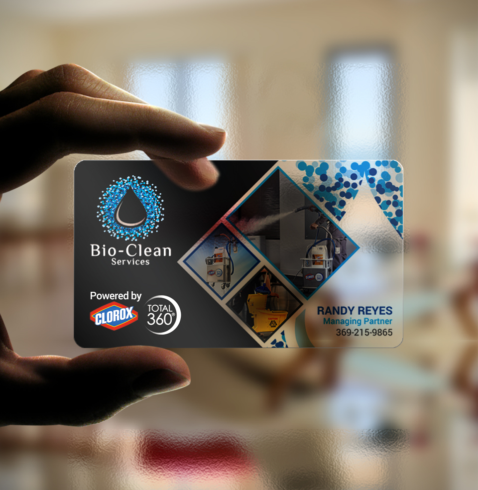 Business Card Design by chandrayaan.creative for Bio-Clean Janitorial Services | Design #24214092