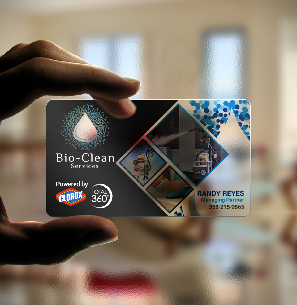 Business Card Design by chandrayaan.creative for Bio-Clean Janitorial Services | Design #24214333