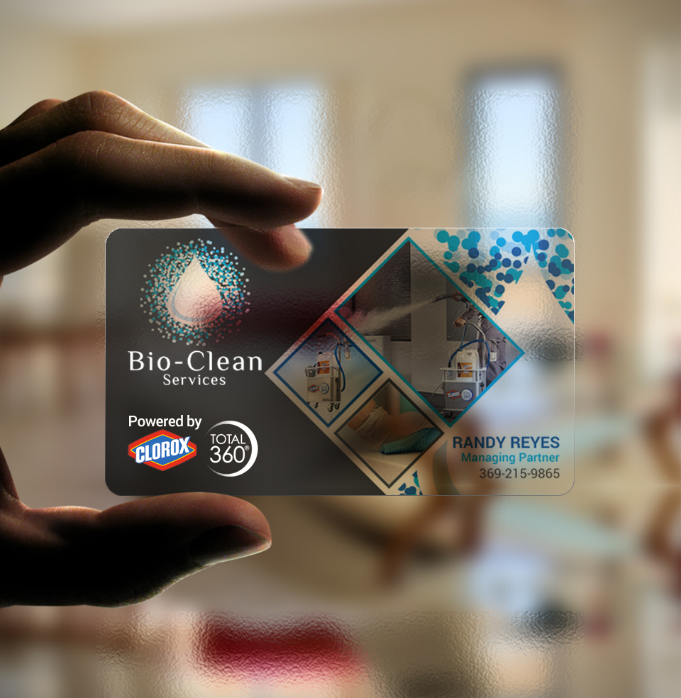 Business Card Design by chandrayaan.creative for Bio-Clean Janitorial Services | Design #24214842