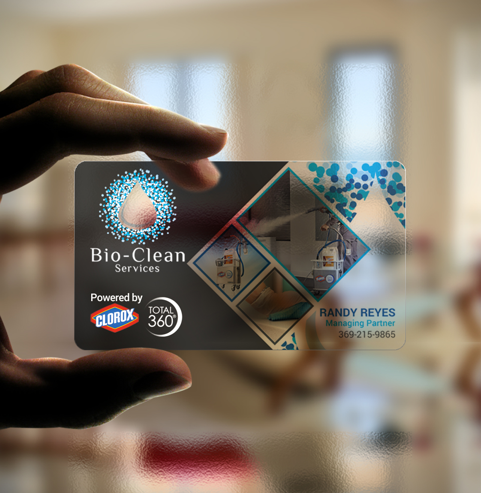 Business Card Design by chandrayaan.creative for Bio-Clean Janitorial Services | Design #24214843