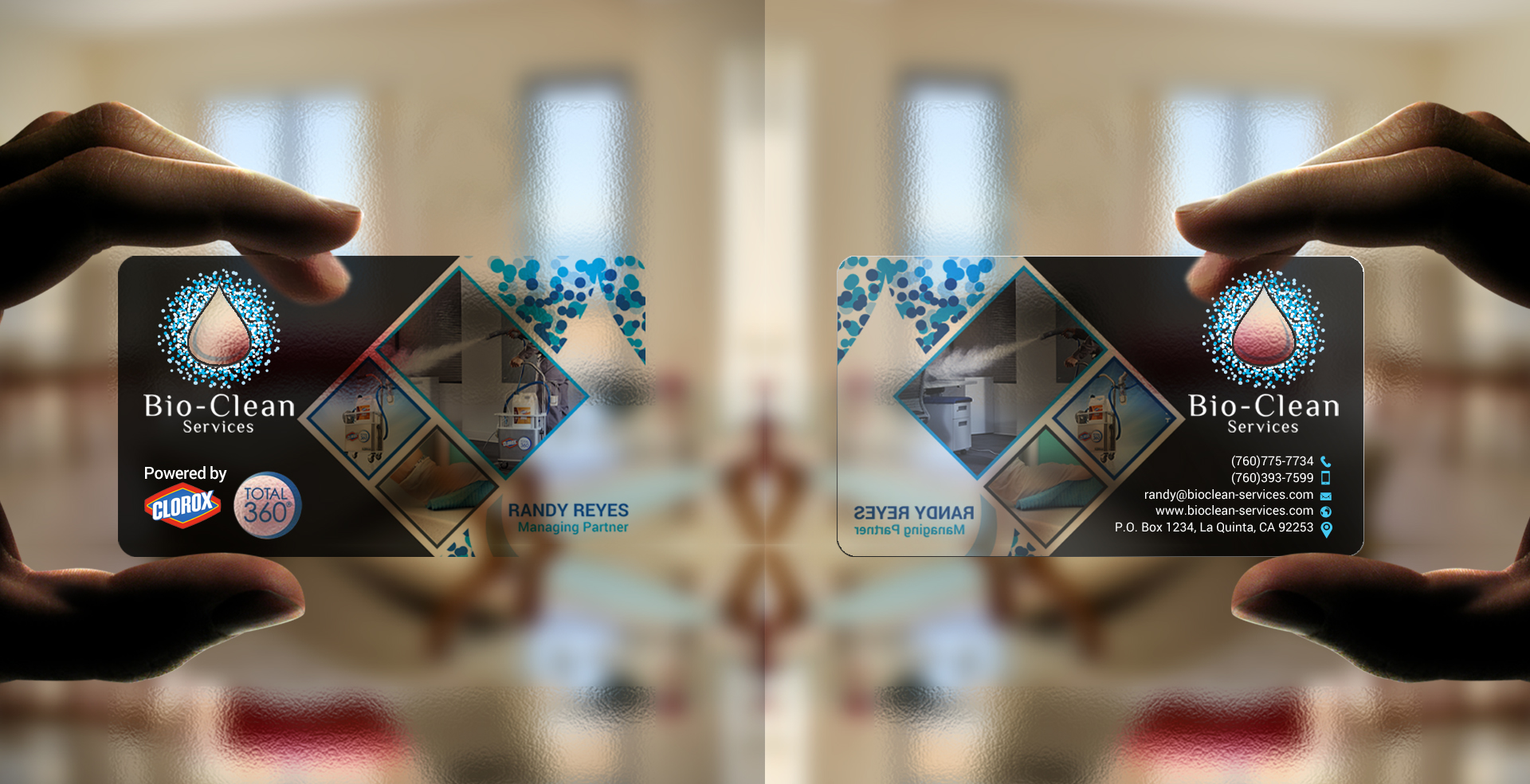Business Card Design by chandrayaan.creative for Bio-Clean Janitorial Services | Design #24219704