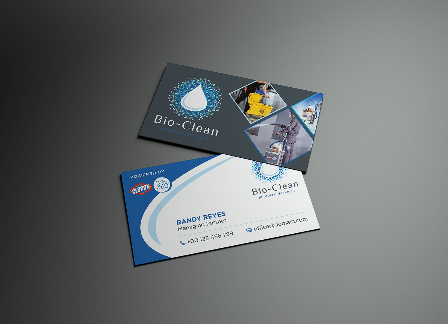 Business Card Design by MPStudio for Bio-Clean Janitorial Services | Design #24209937