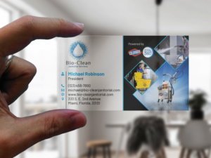 Design de Carte de Visite par MDesign pour Bio-Clean Janitorial Services | Design : #24175759