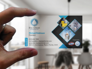 Design de Carte de Visite par MDesign pour Bio-Clean Janitorial Services | Design : #24204510