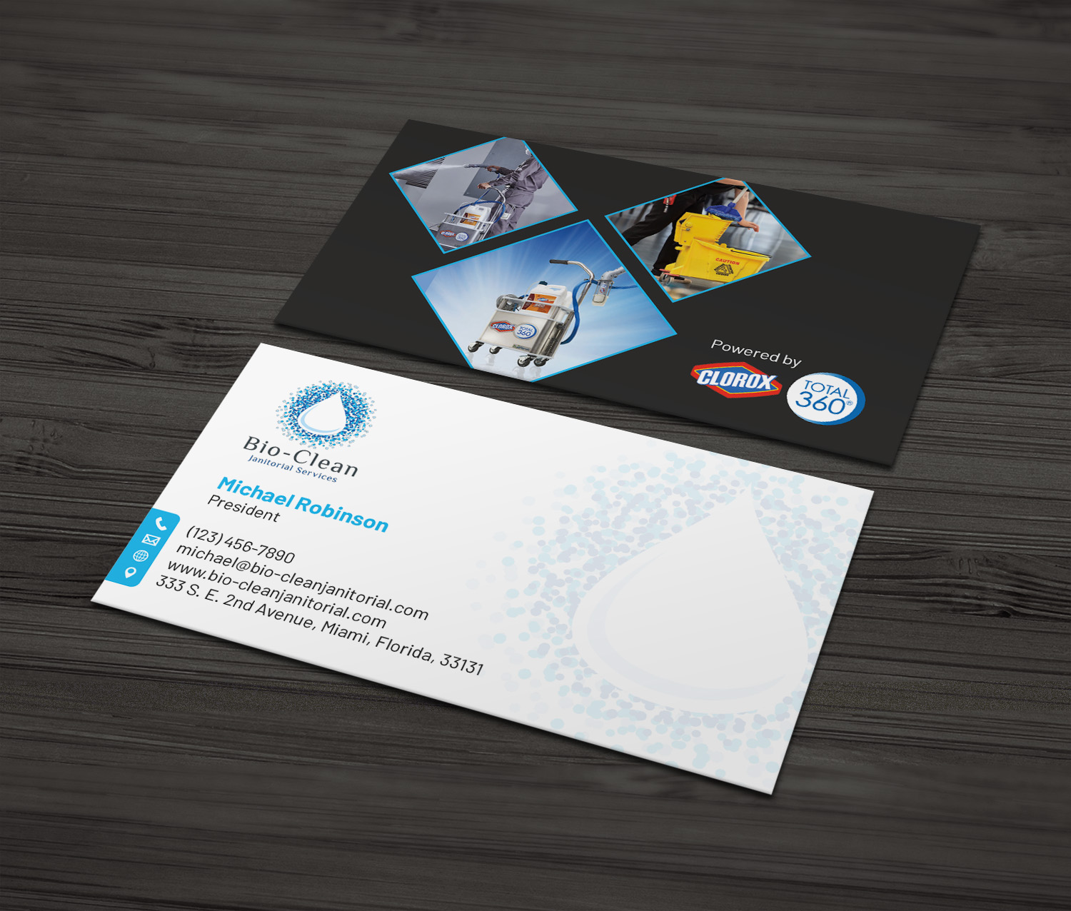 Business Card Design by MDesign for Bio-Clean Janitorial Services | Design #24213512