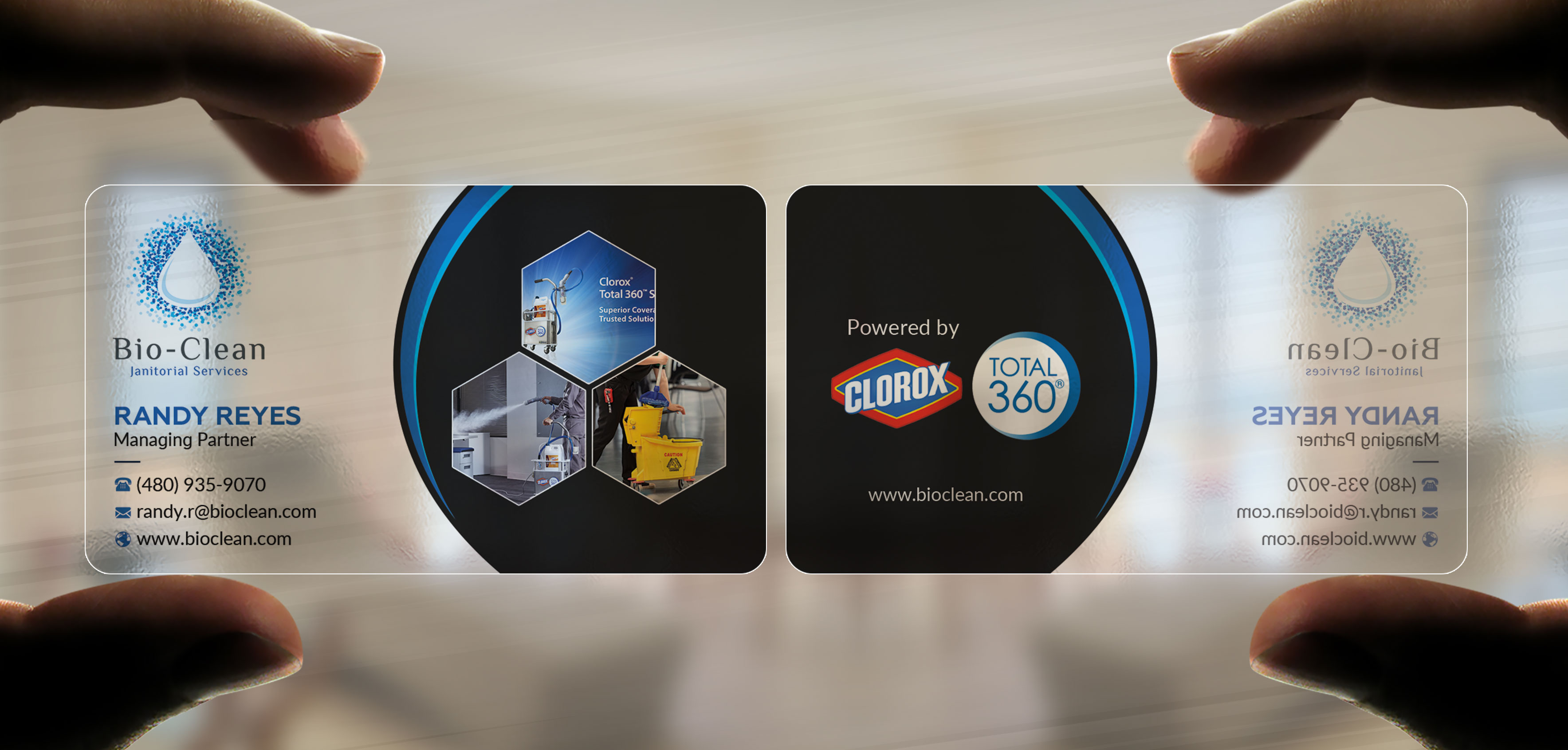 Business Card Design by sabbir049 for Bio-Clean Janitorial Services | Design #24211416