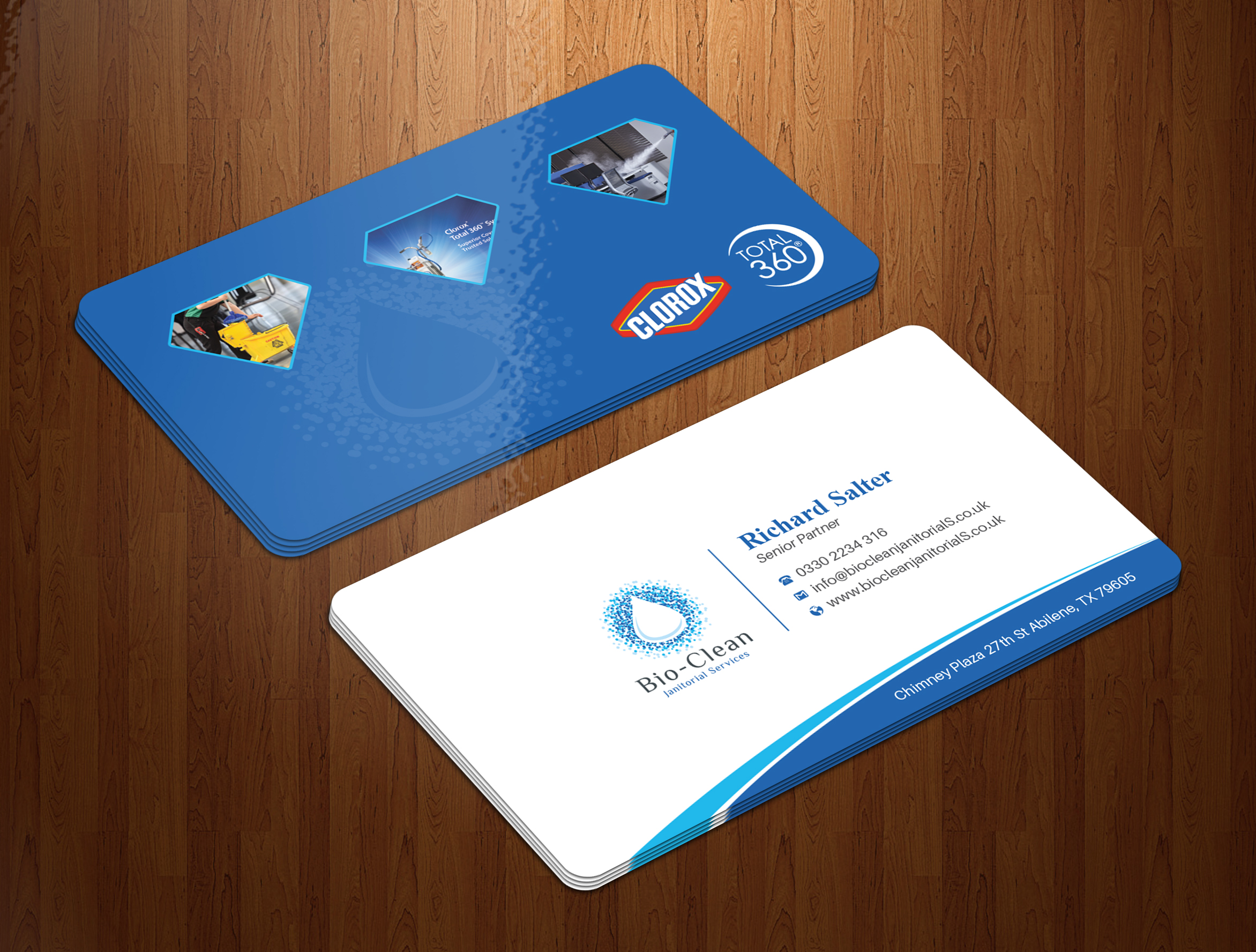 Business Card Design by Uttom 2 for Bio-Clean Janitorial Services | Design #24178867