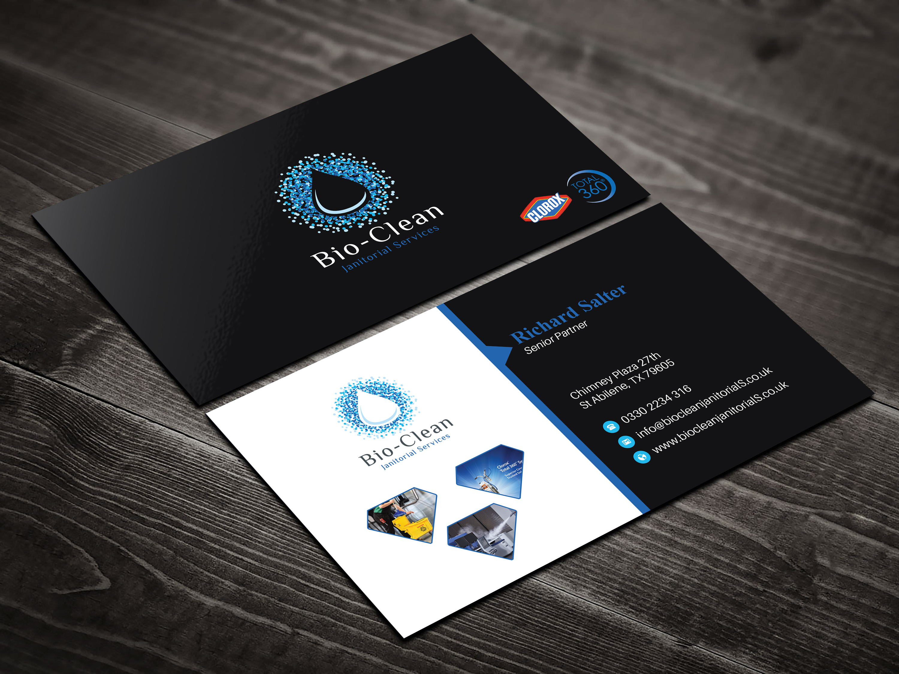Business Card Design by Uttom 2 for Bio-Clean Janitorial Services | Design #24178870