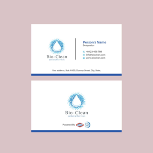 Business Card Design by Colorpike for Bio-Clean Janitorial Services | Design: #24187069