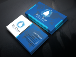 Business Card Design by Md Al Amin 2 for Bio-Clean Janitorial Services | Design: #24206989